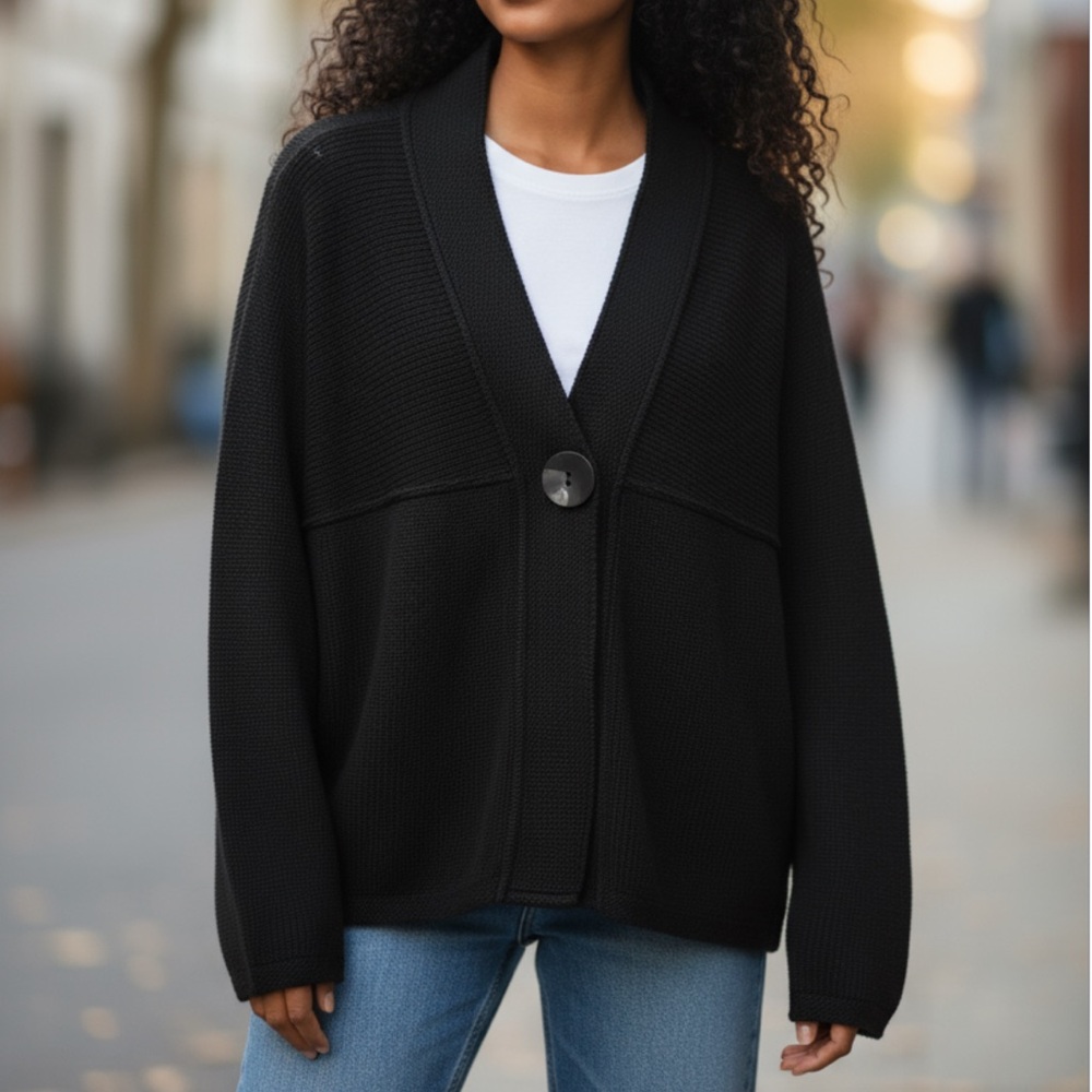 Willow One Button Cardigan Sweater XL